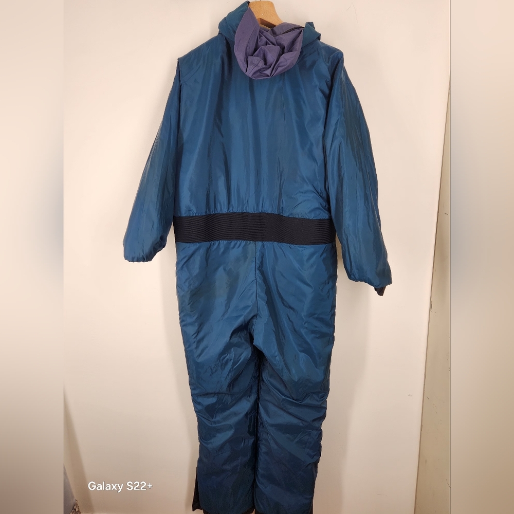 Vintage 90s Men's Colombia Black & Purple Snowsuit Size XL. #F21 - Picture 5 of 16